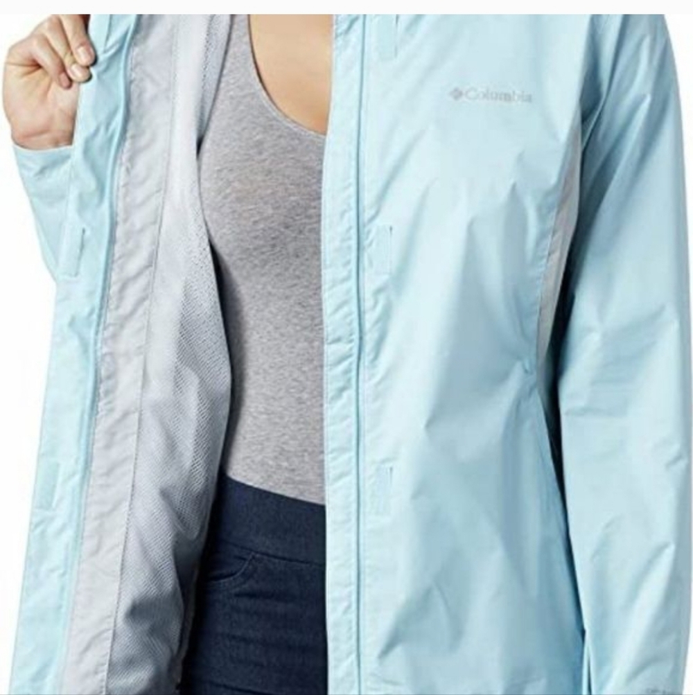 Discontinued Aqua Haze Columbia Women's Arcadia Ii Jacket L - Picture 4 of 10